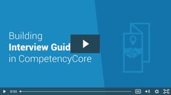 building interview guides in competencycore